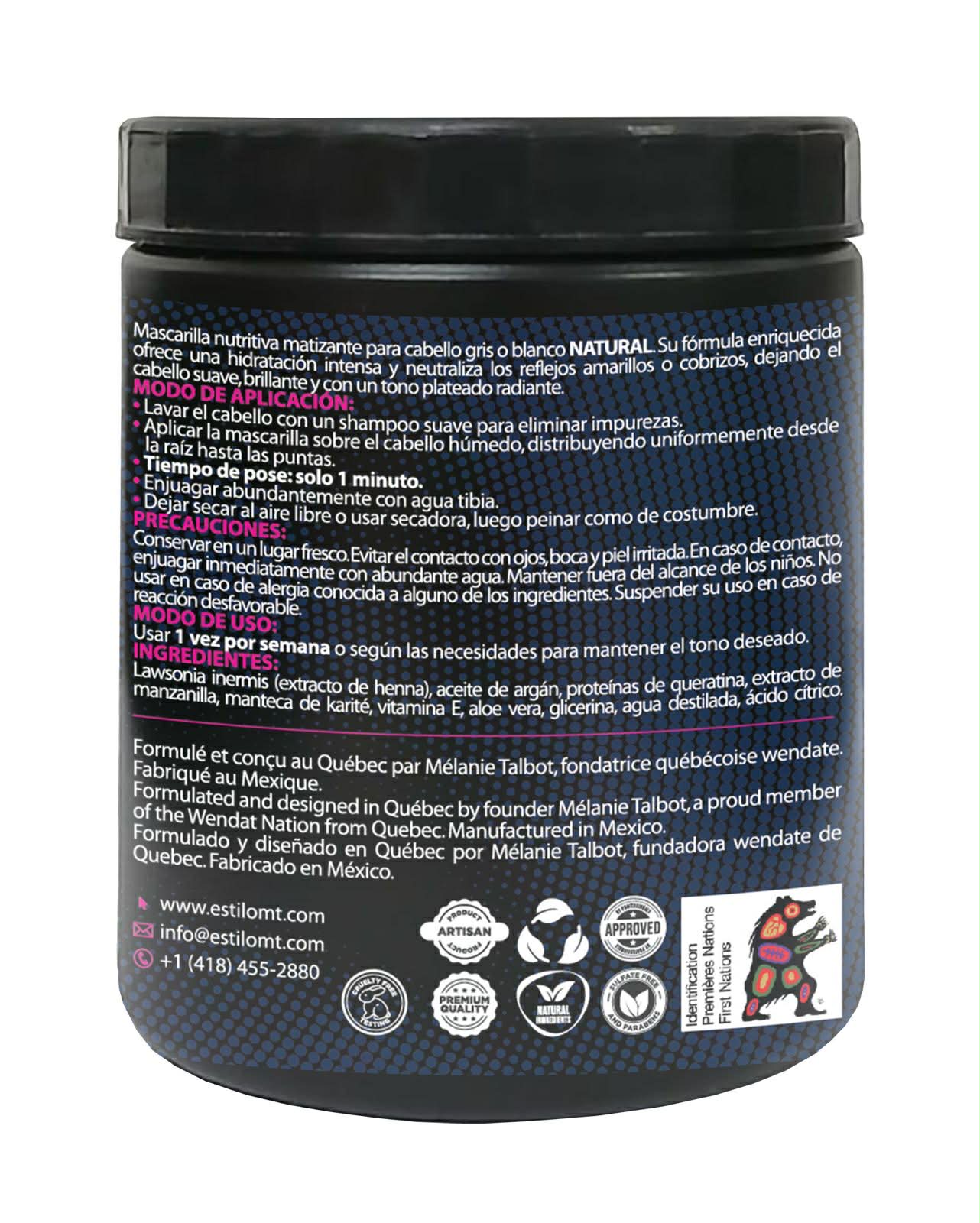 Masque Diamant Platine (250ml) – Image 3